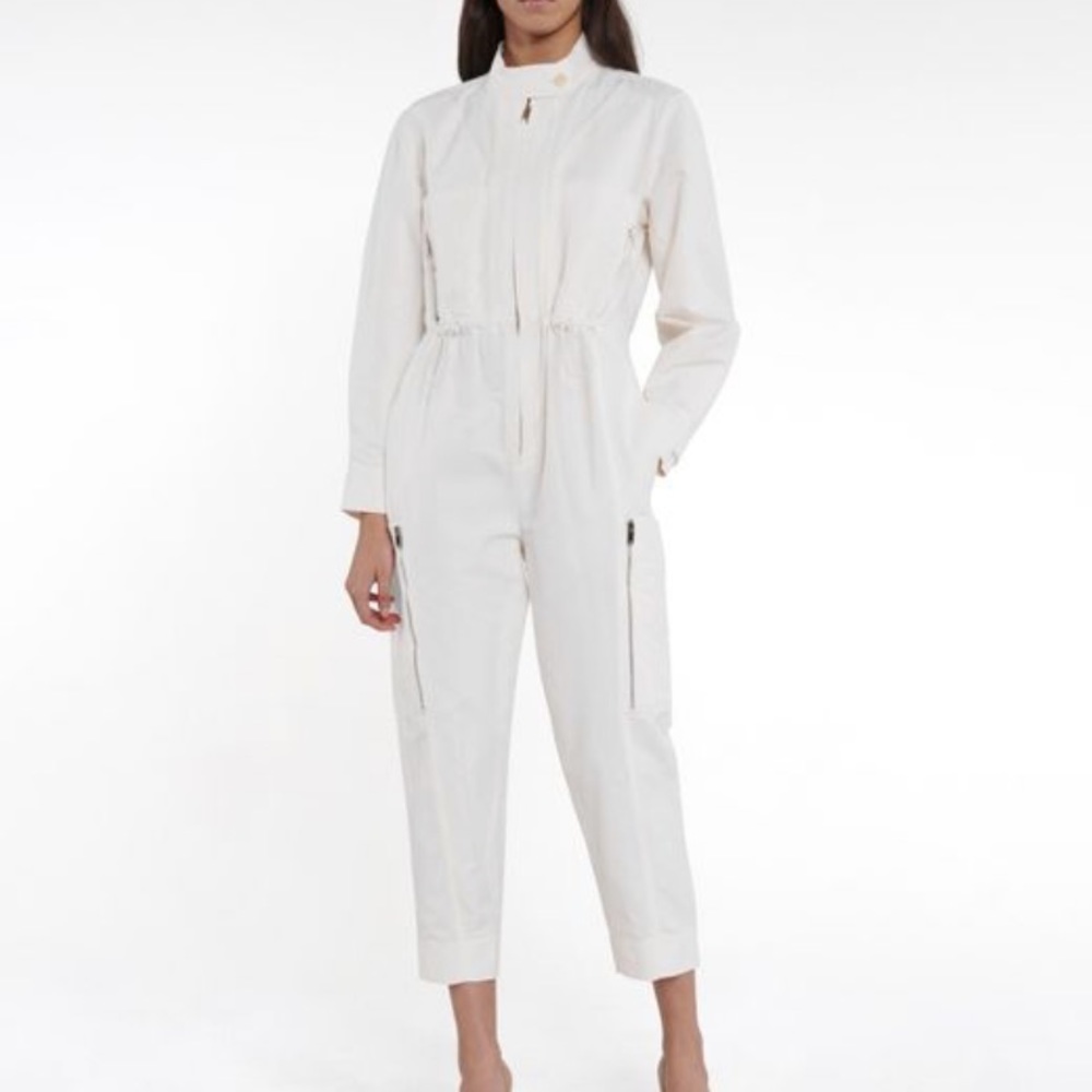 Stella McCartney Alessia Cotton And Linen-blend Jumpsuit European size 44